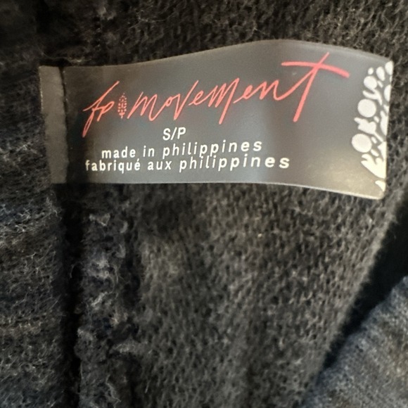 Free People Movement Womens Sweatpants Black Sz S(P) Hi-Rise Pull On Cuff Comfy - Picture 2 of 11